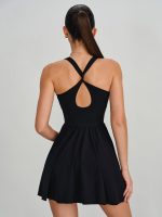 Black X-Back Dress - Image 2