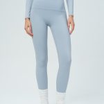 Light Blue High Waisted Leggings 25"