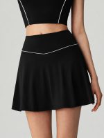 Black A-Line Sport Skirt