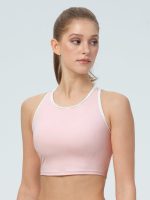 Pink I-back Cutout Tank Top - Image 2