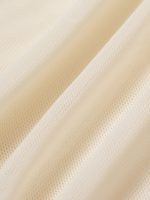 Cream Mesh Panel Mock Neck Tank Top - Image 12