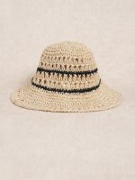 Beige Crochet Bucket Hat - Image 4