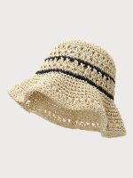 Beige Crochet Bucket Hat - Image 3