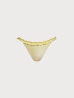 Yellow Ruffled Bikini Bottom - Image 7