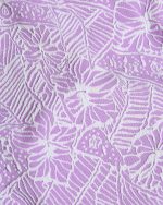 Purple Long Sleeves Textured Crop Surf Top - Image 6
