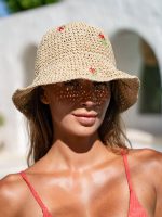 Strawberry Raffia Hat