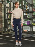 Apricot Cropped Zip-Up Sports Jacket - Image 4