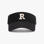 Black Sunblock Cotton Sports Hat - Image 5