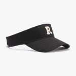 Black Sunblock Cotton Sports Hat - Image 6