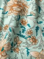 Floral Print Raglan Sleeve Beach Dress - Image 11