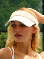 Off White Sports Sun Visor Cap - Image 3