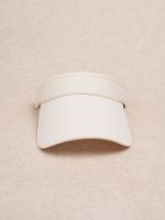 Off White Sports Sun Visor Cap - Image 9
