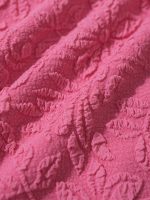 Pink Floral Jacquard Tie Cutout Bikini Bottom - Image 7