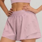 Pink Sports Breathable Shorts