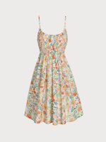 Floral Strap Beach Dress - Image 6
