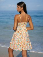 Floral Strap Beach Dress - Image 3
