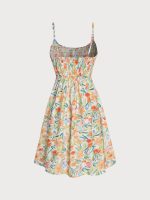 Floral Strap Beach Dress - Image 7